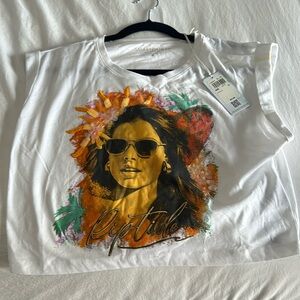 Funky mid drift T shirt